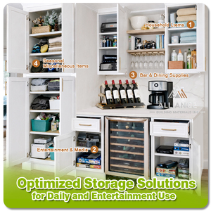 Gabinetes de Almacenamiento Contemporáneos Americanos para Sótanos, para Constructores |   Suministro al por Mayor y Personalizado |   Gabinetes de almacenamiento duraderos para sótanos - Product Image 2