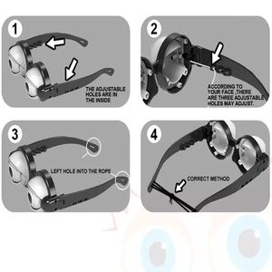 クレイジーアイメガネおもちゃのトリック面白いいたずら子供と大人のためのジョークアイパーティーメガネ面白いいたずらパーティーノベルティ目 - Product Image 3