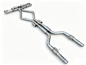 Système d'échappement de conception nouvelle pour <span class=keywords><strong>Alfa</strong></span> <span class=keywords><strong>Romeo</strong></span> <span class=keywords><strong>Stelvio</strong></span>/Giulia Quadrifoglio 2.9T <span class=keywords><strong>V6</strong></span> QV Tuning, tuyau d'échappement Catback, silencieux, voiture de course - Product Image 5