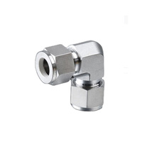 Raccord de compression mâle à double ferrule droite 3/8" 1/2" pour tube OD NPT, en acier inoxydable 304/316, laiton forgé, hydraulique
