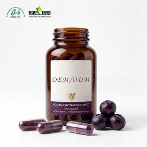 Poudre <span class=keywords><strong>d</strong></span>'açaï biologique lyophilisée, superaliment, approvisionnement en vrac pour les smoothies, les boissons et les compléments alimentaires - Product Image 3