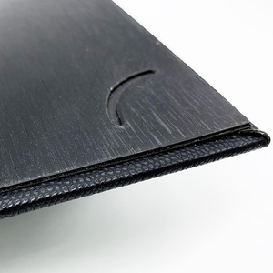 Menú de cócteles de piel sintética con MOQ bajo, menú de restaurante de una sola página con esquinas fijas, cubiertas para menús de restaurante - Product Image 4