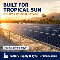 Panneau solaire monocristallin de type N OEN RM-730W-210M/132TB N-730W, 23,5 % d'efficacité élevée, demi-cellules, 132 cellules