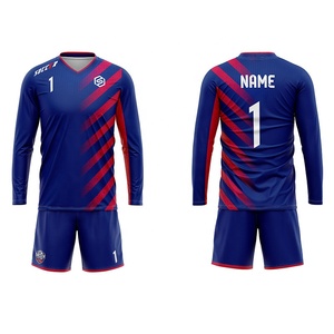 Maglia <span class=keywords><strong>da</strong></span> <span class=keywords><strong>Calcio</strong></span> a Maniche Lunghe, Uniformi <span class=keywords><strong>da</strong></span> <span class=keywords><strong>Portiere</strong></span>, Abbigliamento Sportivo Personalizzato per Club di <span class=keywords><strong>Calcio</strong></span> - Product Image 4