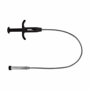 Pistola de calafateo Usag 046 L de acero inoxidable con mango en D, grado industrial, manual, con luz LED, IP54 - Product Image 1