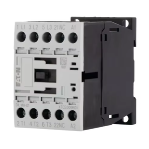 Contactor Magnético de CA Eaton Moeller Serie DILM <span class=keywords><strong>DILM9</strong></span>-<span class=keywords><strong>01</strong></span>(24VDC) 9A 3P 1NC 24VDC CE UL CCC ISO para Control de Motores Industriales - Product Image 1