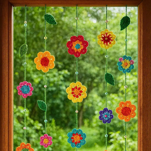 Guirnalda de <span class=keywords><strong>Flores</strong></span> de Margarita Blanca Creativa, Personalizada y Hecha <span class=keywords><strong>a</strong></span> Mano, Moderna, Impermeable y Realista, para Ventanas y Puertas - Product Image 1