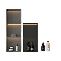 Nicho de ducha de acero inoxidable 304 recién lanzado, nicho de pared, pared de baño empotrada