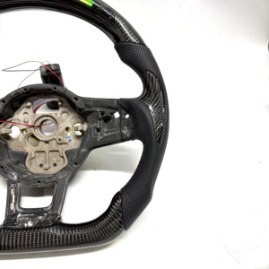 Volante de Fibra de Carbono Sharan del Fabricante Original para Skoda Octavia, SEAT <span class=keywords><strong>Leon</strong></span>, Jetta, Polo, Passat B5, Superb, Golf MK4, Personalizado - Product Image 5