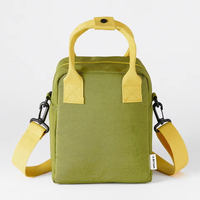 Sac à déjeuner isotherme en toile avec sangle réglable personnalisée pour adultes et enfants Sac à déjeuner thermique avec doublure en PEVA