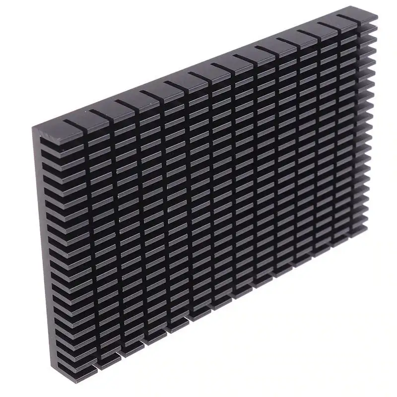 Fabrikant Verwarming Panel Zwarte Radiator Koellichaam Hoge Kwaliteit Aluminium Heatsink