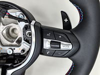 Volant en cuir pour BMW E87 E83 E90 E91 E92 E84 X1 E84 X5 X6 E70 E71 M3 M5 F20 F22 F23 F30 F33 F34 E46 E60 E36 E39 E30