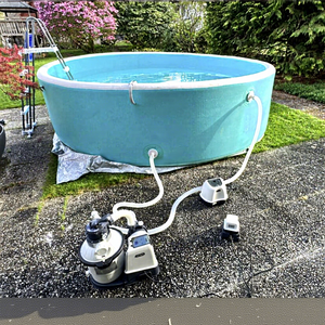 Piscines gonflables rondes portables, durables, imperméables, en tissu Drop Stitch, <span class=keywords><strong>pour</strong></span> enfants et adultes, usage familial en extérieur - Product Image 1