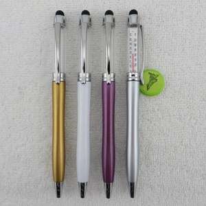 Stylo thermomètre multifonctionnel personnalisé pour clinique, échelle, stylo tactile, thermomètre pour stylet, métal 0,7 mm pour hôpital - Product Image 3