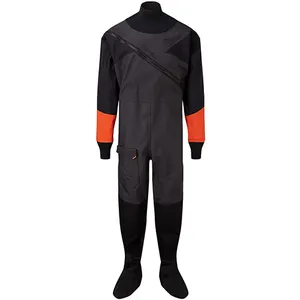 Traje seco de neopreno para hombre, kayak de agua fría, remo de agua blanca, acolchado de océano, esnórquel de Río, con cremallera