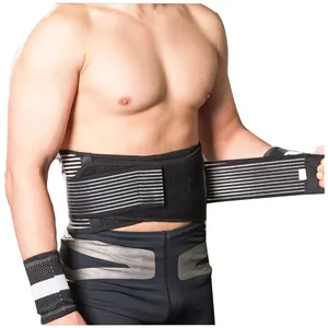 Fábrica al por mayor personalizado transpirable cintura entrenador apoyo lumbar cinturón de cintura elástica