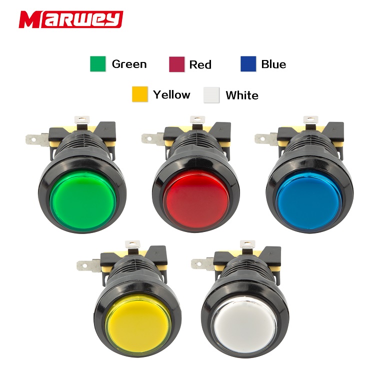 33 Mét 5V LED Arcade Nút Không Thấm Nước Vòng Arcade Push Button Bán