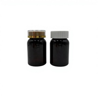 Bouteille en plastique de 80 ml pour capsules, flacons vides pour poudre solide, pots d'échantillons pour comprimés, pots à pilules, contenants pour médicaments et vitamines