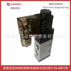 โซลินอยด์วาล์ว Norgren รุ่น Vcb22b517a-Ab218j AC110V 1/4 นิ้ว สำหรับควบคุมแก๊ส - Product Image 3