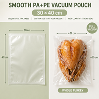 Sacs sous vide épais anti-froid pour congélateur, 160 microns PE PA, résistants à l'humidité, commerciaux, sanitaires, pour la manipulation continue des aliments, anti-insectes, en plastique