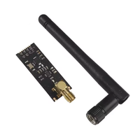 Module de transmission de données sans fil NRF24L01+ 2.4G / Version améliorée NRF24L01 2Mbit/s avec plaque adaptatrice de socket NRF24L01