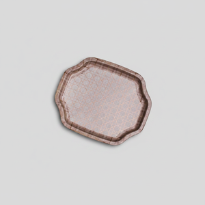 Plateau bord ondulé incurvé 238x358 2 Pcs set Rosy Rosy Design - Product Image 2