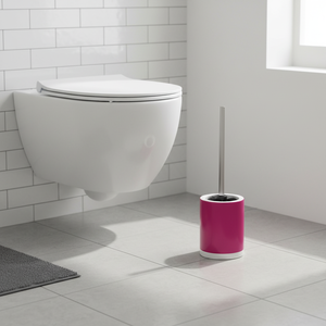 Scopino per WC in ceramica MSV 'Cagliari' in fucsia - Product Image 3