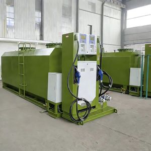 Station-service mobile personnalisée de <span class=keywords><strong>20</strong></span> pieds / 40 pieds avec réservoir de carburant diesel en acier au carbone et pompe, conteneur auto-entreposable, Australie - Product Image 1