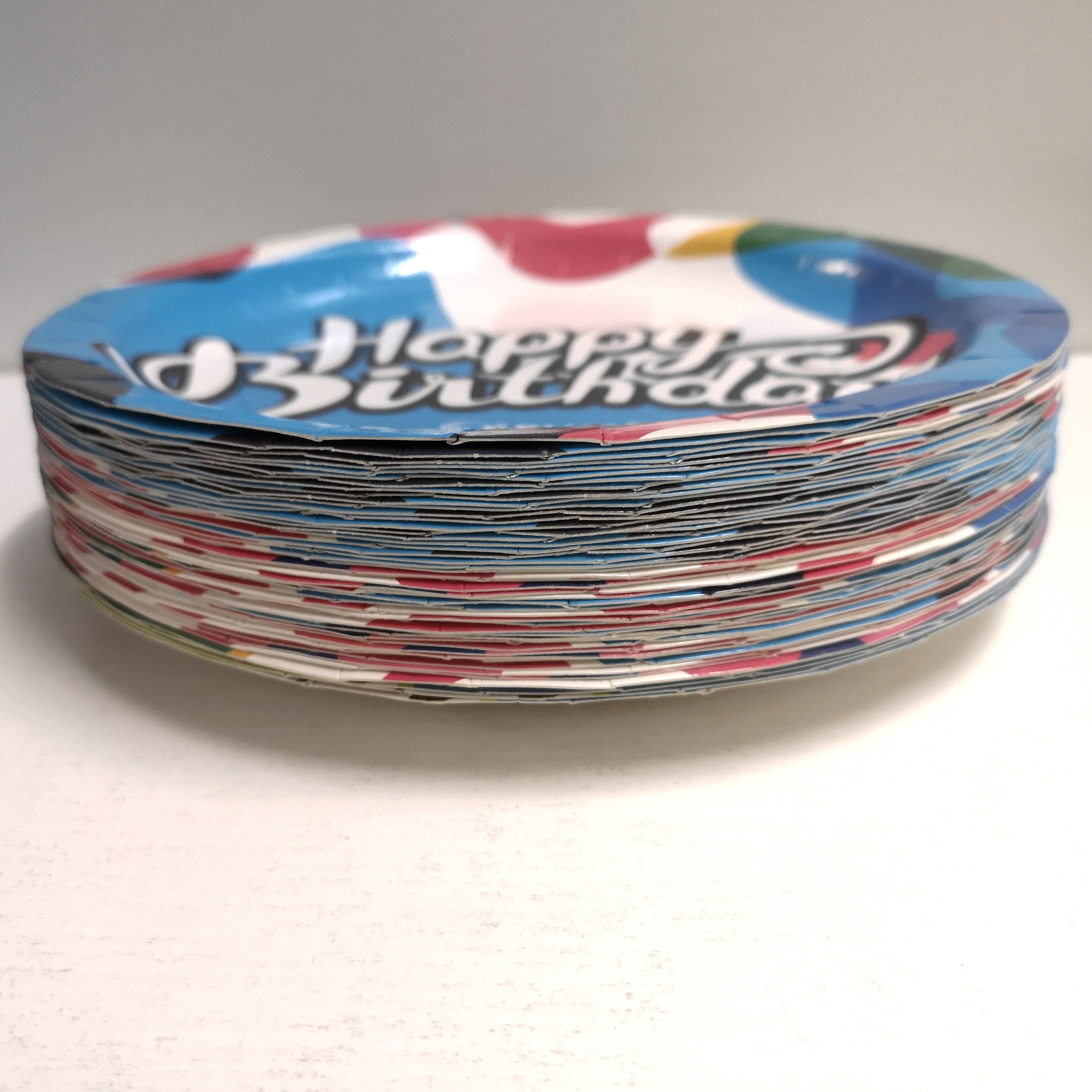 Бумажная тарелка на заказ для дня рождения, свадьбы