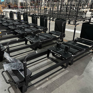 سرير أساسي كبير جدًا وعريض جدًا معدات مصلح بيلاتيس احترافية آلة مصلح تجارية من الألومنيوم كاما دي بيلاتيس - Product Image 3