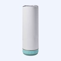 Vaso Térmico con Altavoz para Sublimación, de Acero Inoxidable, Ecológico, Apto para Agua Hirviendo, Aislamiento al Vacío, 20 Onzas, Envío desde Almacén en EE. UU.