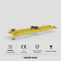 Pont roulant à commande PLC de type QY, isolé, avec moteur, capacité de levage de 16T et portée de 16,5M