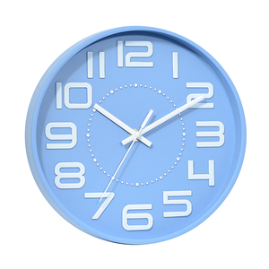 8 Zoll 3D Creative Quartz <span class=keywords><strong>Digital</strong></span> Scale Wanduhr Mute Needle <span class=keywords><strong>Display</strong></span> Home Decoration Pflanzen muster Kunst Wanduhr - Product Image 2