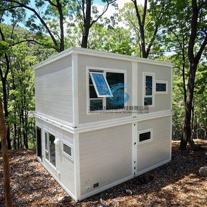 Usine moderne maroc préfabriqué 10 en 1 maison de conteneur plat préfabriquée restaurant antisismique - Product Image 5