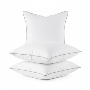 MIULEE Set di 2 Cuscini Premium 18x18 Imbottiti in Piuma d'Oca con Tessuto in Cotone per Letto, Divano e Soggiorno - Product Image 2