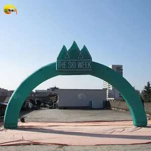 Convenient And Eye-Catching Promotional Item Portable Inflatable ARCH WITH 3D TOP