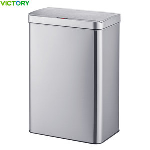 Cubo de Basura con Sensor para Cocina, 50L 60L, Inoxidable, sin Contacto, para Hotel, Cubo de Basura Automático Inteligente con Sensor - Product Image 1