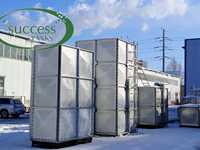 Réservoir d'eau pliable en fibre de verre de 200 000 litres, réservoir d'eau modulaire en FRP, réservoir d'eau carré en fibre de verre SMC