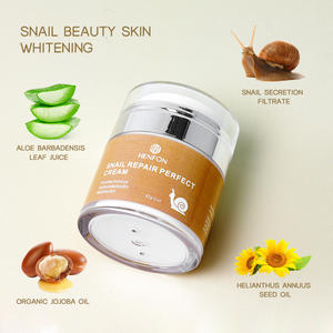 Crème de jour pour le <span class=keywords><strong>visage</strong></span> à l'extrait de <span class=keywords><strong>bave</strong></span> d'<span class=keywords><strong>escargot</strong></span>, soin de la peau du <span class=keywords><strong>visage</strong></span> en marque privée, réparation, blanchiment, anti-âge, crème éclaircissante pour adultes, OEM/ODM - Product Image 6