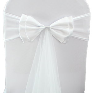 Chiffon <b>Chair</b> Sash Normal <b>Chair</b> Sashes Spandex Mesh <b>Chair</b> Sash - Product Image 4
