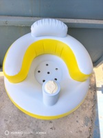 Chaise d'apprentissage gonflable pour bébé, siège de canapé en PVC pour bébé, chaise d'apprentissage antidérapante pour nourrisson, siège de soutien portable pour bébé