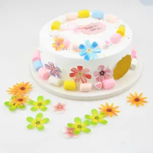 Decoración comestible para Tartas, hojas de papel de arroz-imagen de mariposa