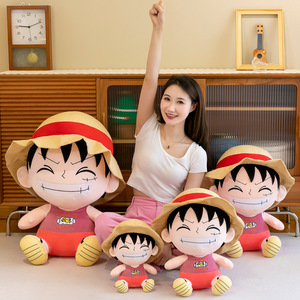 Peluche all'ingrosso <span class=keywords><strong>One</strong></span> <span class=keywords><strong>Piece</strong></span>: Giocattoli di peluche di Monkey D. Luffy e Chopper, pupazzi di peluche natalizi a tema cartone animato, <span class=keywords><strong>portachiavi</strong></span> regalo - Product Image 2