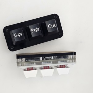 <strong>Copy</strong> <strong>Paste</strong> <strong>Keyboard</strong> Numeric Keypad CTRL + CV Custom Mini 3-<strong>key</strong> <strong>Keyboard</strong> Mechanical <strong>Keys</strong> Type-C Interface - Product Image 3
