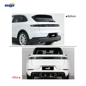 GUGO pour <span class=keywords><strong>Porsche</strong></span> <span class=keywords><strong>Cayenne</strong></span> 9Y0.2 Kit carrosserie pare-chocs avant et arrière, mise à niveau au style Turbo GT - Product Image 3