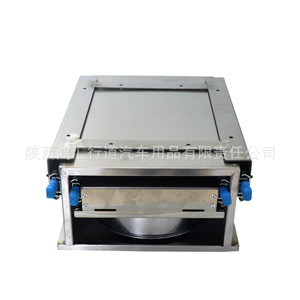 Cuisinière extractible RV en acier inoxydable, brûleur à gaz 3-5 L, cuisinière télescopique pour camping en plein air avec allumage - Product Image 1