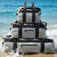 Tas Duffel Trekking Tahan Air 40L 60L 90L, Tas Olahraga Roll-top Mengapung, Tas Kering untuk Berkemah