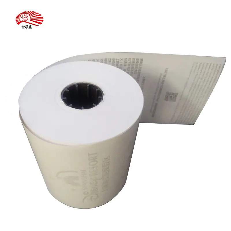 Custom high quality thermal transfer jumbo roll thermal paper receipt rolls inner core thermal paper