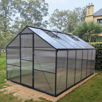 Petite serre de jardin en polycarbonate pour l'élevage de poulets et le jardinage toute l'année