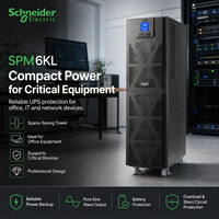 UPS Schneider APC SPM6KL OnLine Interactive Double Conversion Tipe Tower 6000W 6KVA Digunakan di Pusat Data
